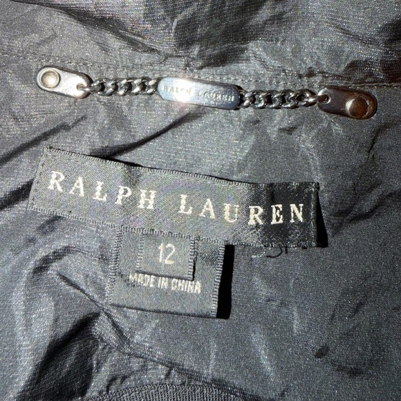 Ralph Lauren Black Raincoat ♥️ - Picture 3 of 11